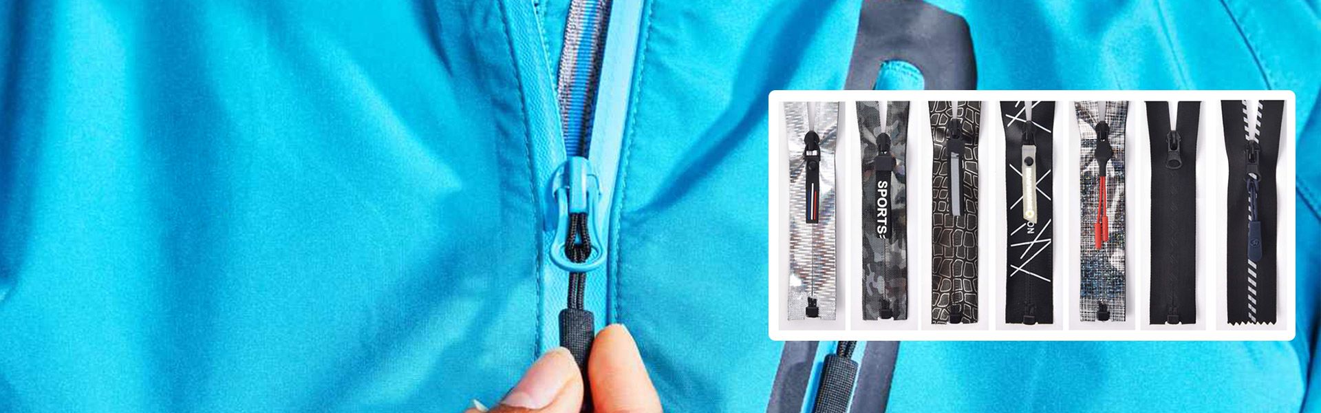 Water-Resistent Nylon Zipper for Jackets